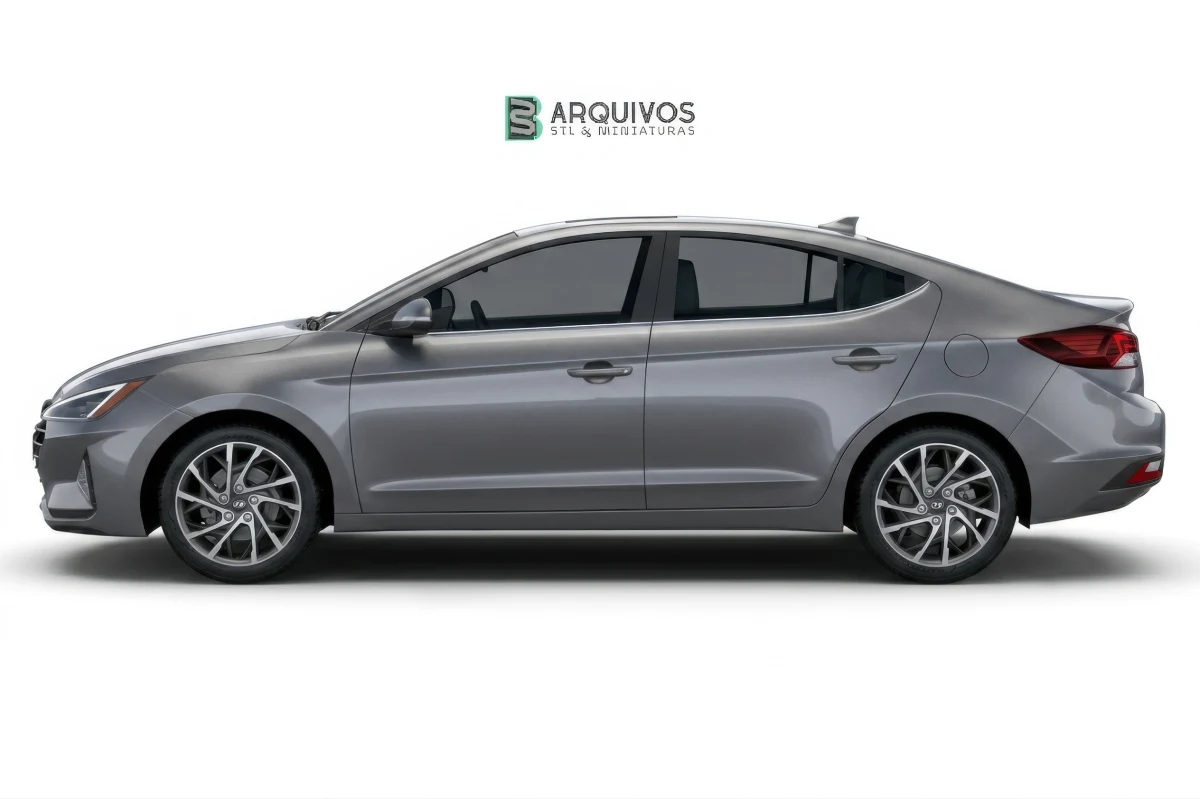Modelo 3D STL - Hyundai Elantra 2019 — foto 5
